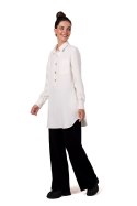 Tunika Model B276 Śmietana - BeWear BeWear Tunika Model B276 Śmietana - BeWear BeWear