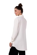 Tunika Model B276 Śmietana - BeWear BeWear Tunika Model B276 Śmietana - BeWear BeWear