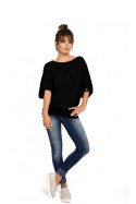 Bluza Damska Model B048 Black - BeWear BeWear Bluza Damska Model B048 Black - BeWear BeWear
