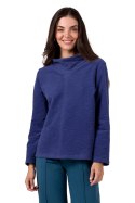 Bluza Damska Model B268 Indygo - BeWear BeWear Bluza Damska Model B268 Indygo - BeWear BeWear