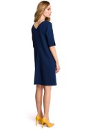Sukienka Model S113 Navy - Stylove Stylove Sukienka Model S113 Navy - Stylove Stylove