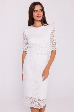 Sukienka Model S379 Ecru - Stylove Stylove
