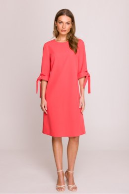 Sukienka Model S393 Coral - Stylove Stylove