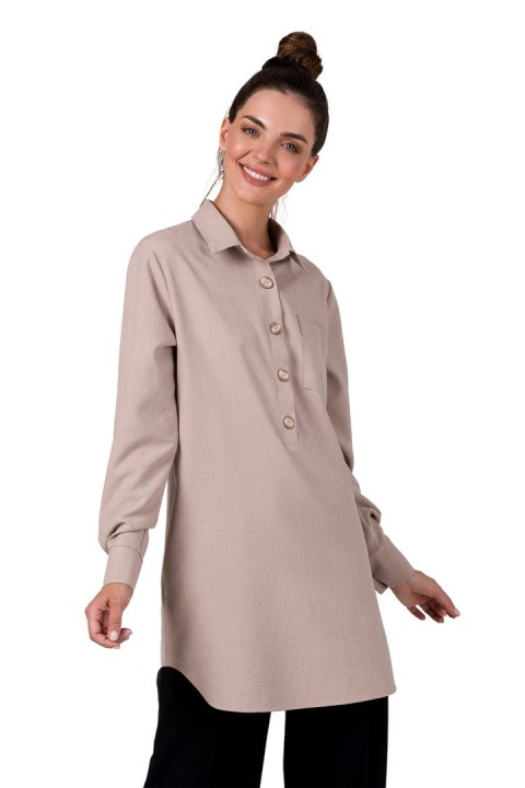 Tunika Model B276 Beige - BeWear BeWear Tunika Model B276 Beige - BeWear BeWear