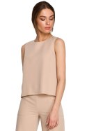 Bluzka Model S257 Beige - Stylove Stylove Bluzka Model S257 Beige - Stylove Stylove