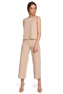 Bluzka Model S257 Beige - Stylove Stylove Bluzka Model S257 Beige - Stylove Stylove