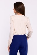 Bluzka Model S375 Beige - Stylove Stylove Bluzka Model S375 Beige - Stylove Stylove
