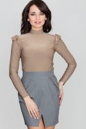 Spódnica Model K389 Grey - Lenitif Lenitif Spódnica Model K389 Grey - Lenitif Lenitif