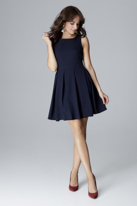 Sukienka Model L006 Navy - Lenitif Lenitif Sukienka Model L006 Navy - Lenitif Lenitif