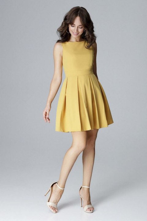 Sukienka Model L006 Yellow - Lenitif Lenitif Sukienka Model L006 Yellow - Lenitif Lenitif