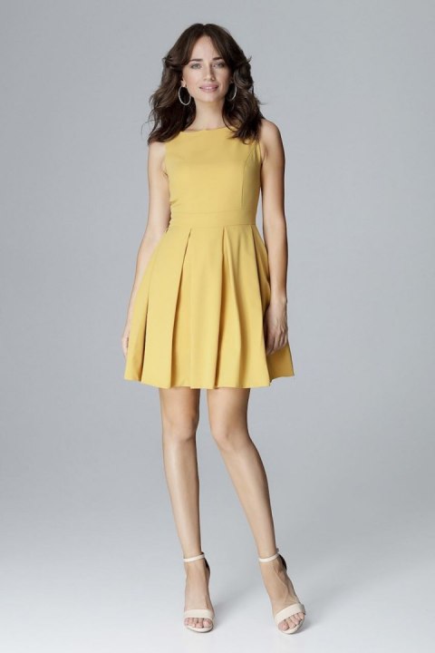 Sukienka Model L006 Yellow - Lenitif Lenitif Sukienka Model L006 Yellow - Lenitif Lenitif