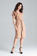 Sukienka Model L032 Brown - Lenitif Lenitif Sukienka Model L032 Brown - Lenitif Lenitif