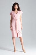 Sukienka Model L032 Pink - Lenitif Lenitif Sukienka Model L032 Pink - Lenitif Lenitif