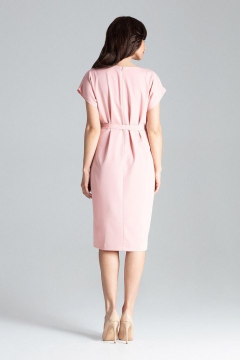 Sukienka Model L032 Pink - Lenitif Lenitif Sukienka Model L032 Pink - Lenitif Lenitif