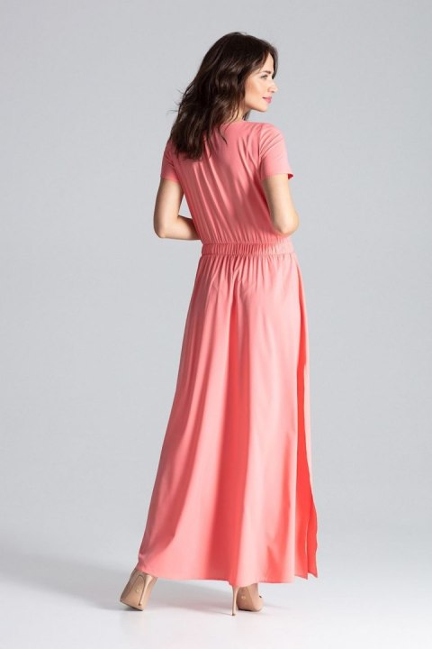 Sukienka Model L042 Coral - Lenitif Lenitif Sukienka Model L042 Coral - Lenitif Lenitif