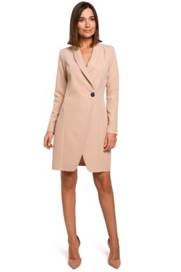 Sukienka Model S217 Beige - Stylove Stylove