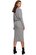 Sukienka Model S245 Grey - Stylove Stylove Sukienka Model S245 Grey - Stylove Stylove