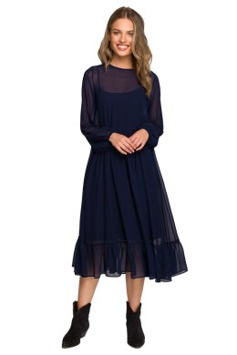 Sukienka Model S319 Navy - Stylove Hurtownia odzieży on-line, moda damska, bielizna i obuwie dla kobiet - Matterhorn.pl Stylove