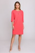 Sukienka Model S394 Coral - Stylove Stylove Sukienka Model S394 Coral - Stylove Stylove