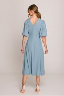 Sukienka Model S399 Cold Blue - Stylove Stylove Sukienka Model S399 Cold Blue - Stylove Stylove