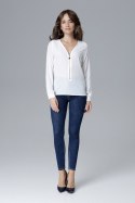 Bluzka Model L023 Ecru - Lenitif Lenitif