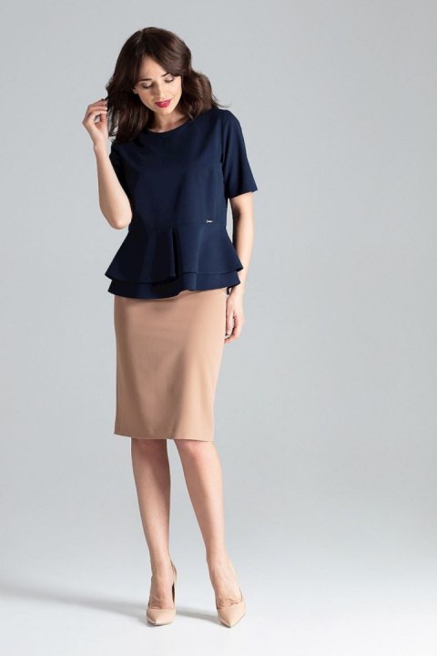 Bluzka Model L026 Navy - Lenitif Lenitif Bluzka Model L026 Navy - Lenitif Lenitif