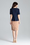 Bluzka Model L026 Navy - Lenitif Lenitif Bluzka Model L026 Navy - Lenitif Lenitif