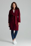 Płaszcz Damski Model L054 Bordo - Lenitif Lenitif
