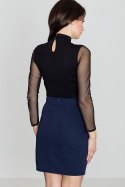 Spódnica Model K389 Navy - Lenitif Lenitif Spódnica Model K389 Navy - Lenitif Lenitif