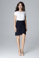 Spódnica Model L003 Navy - Lenitif Lenitif Spódnica Model L003 Navy - Lenitif Lenitif