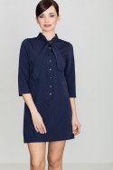 Sukienka Model K369 Navy - Lenitif Lenitif Sukienka Model K369 Navy - Lenitif Lenitif