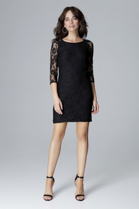 Sukienka Model L017 Black - Lenitif Lenitif Sukienka Model L017 Black - Lenitif Lenitif