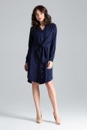 Sukienka Model L031 Navy - Lenitif Lenitif Sukienka Model L031 Navy - Lenitif Lenitif