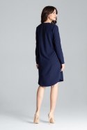 Sukienka Model L031 Navy - Lenitif Lenitif Sukienka Model L031 Navy - Lenitif Lenitif
