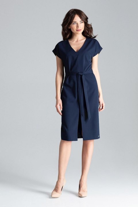 Sukienka Model L032 Navy - Lenitif Lenitif Sukienka Model L032 Navy - Lenitif Lenitif