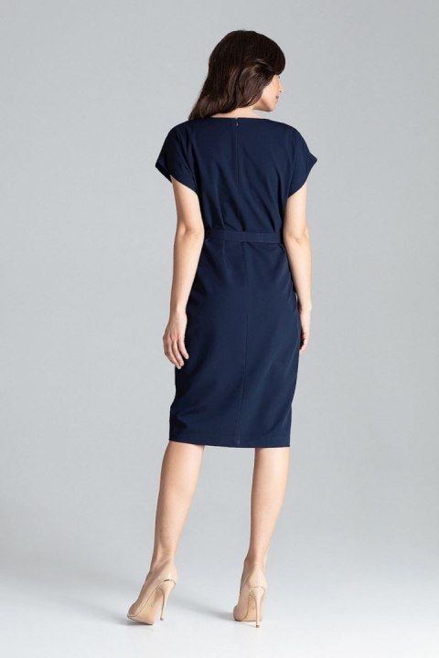 Sukienka Model L032 Navy - Lenitif Lenitif Sukienka Model L032 Navy - Lenitif Lenitif