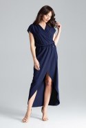 Sukienka Model L033 Navy - Lenitif Lenitif Sukienka Model L033 Navy - Lenitif Lenitif