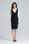 Sukienka Model L039 Navy - Lenitif Lenitif Sukienka Model L039 Navy - Lenitif Lenitif