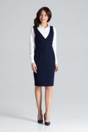 Sukienka Model L039 Navy - Lenitif Lenitif Sukienka Model L039 Navy - Lenitif Lenitif