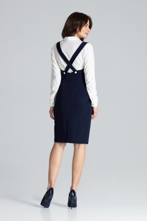 Sukienka Model L039 Navy - Lenitif Lenitif Sukienka Model L039 Navy - Lenitif Lenitif