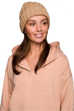 Czapka Damska Model BK057 Camel - BE Knit BE Knit