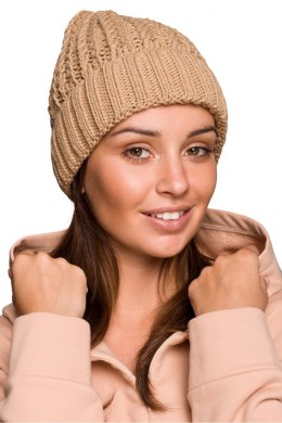 Czapka Damska Model BK057 Camel - BE Knit BE Knit