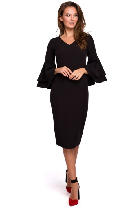 Sukienka Model K002 Black - Makover Makover Sukienka Model K002 Black - Makover Makover