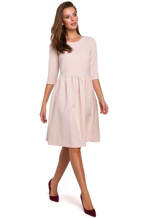 Sukienka Model K010 Beige - Makover Makover