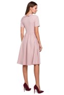 Sukienka Model K028 Dirty Pink - Makover Makover Sukienka Model K028 Dirty Pink - Makover Makover