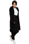 Sweter Kardigan Model BK016 Black - BE Knit BE Knit Sweter Kardigan Model BK016 Black - BE Knit BE Knit