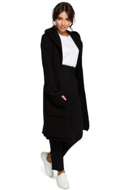 Sweter Kardigan Model BK016 Black - BE Knit BE Knit