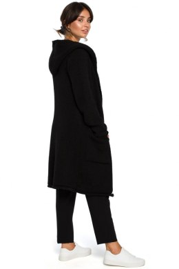 Sweter Kardigan Model BK016 Black - BE Knit BE Knit