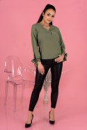 Bluzka Model Ormin Khaki - Merribel Merribel Bluzka Model Ormin Khaki - Merribel Merribel