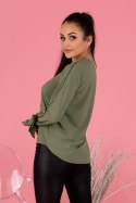 Bluzka Model Ormin Khaki - Merribel Merribel Bluzka Model Ormin Khaki - Merribel Merribel